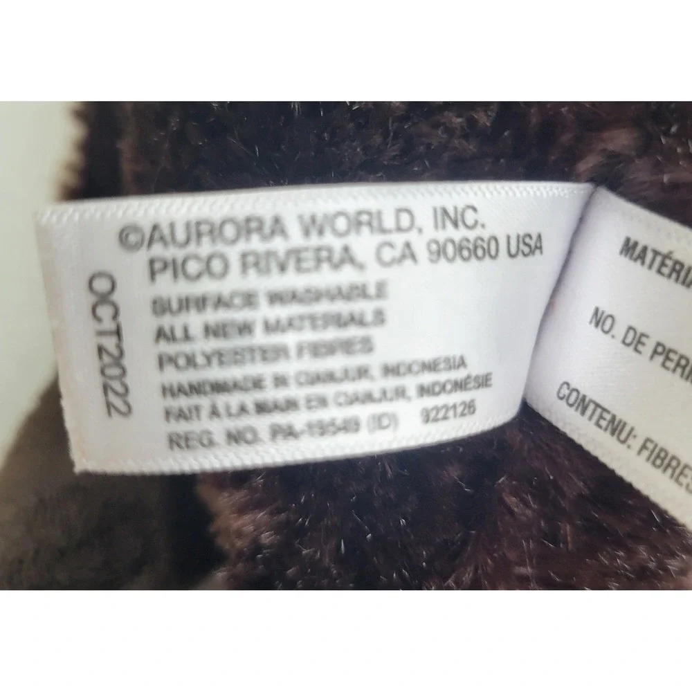 Sea Otter Aurora Destination Nation Plush‎ Starfish Brown Stuffed Animal Toy 15